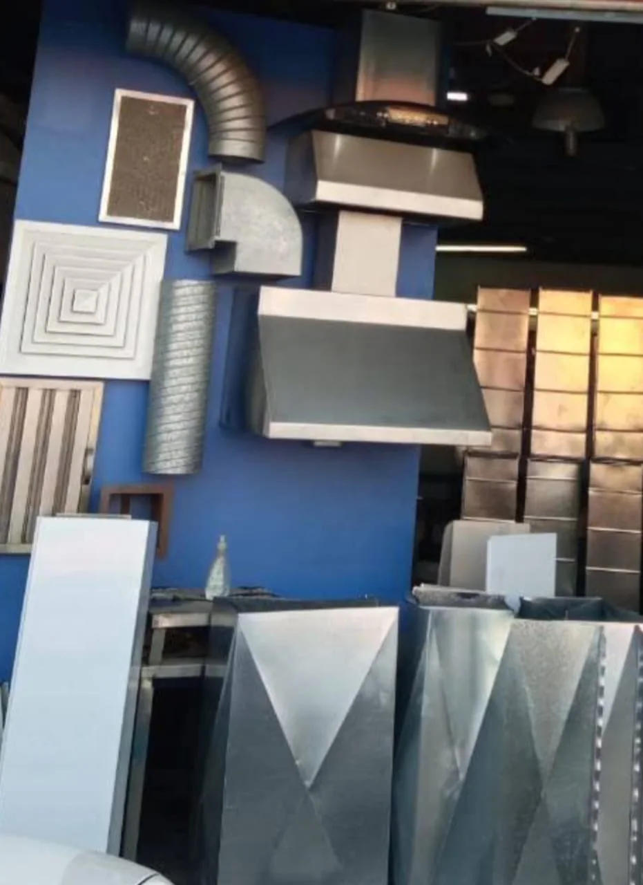 Fabrication of duct elbows, outlets and fittings