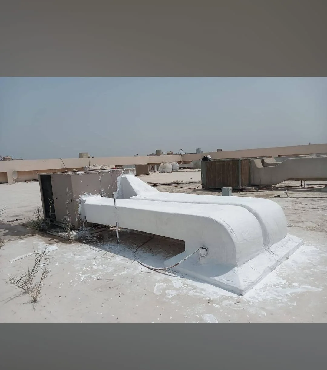 Exterior duct weatherproofing and insulation